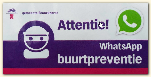 WhatsApp Buurtpreventie